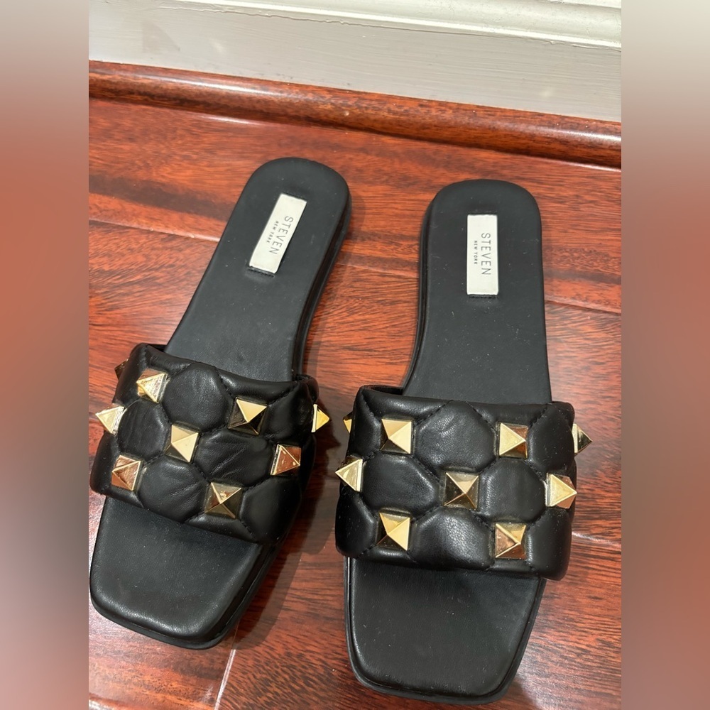 Steven New York sandals size 10 black - Picture 2 of 6
